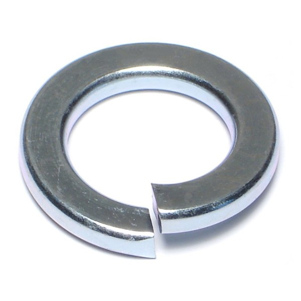Midwest Fastener Split Lock Washer, For Screw Size 20 mm Steel, Zinc Plated Finish, 10 PK 06865